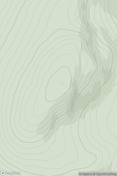 Thumbnail image for Beinn Tharsuinn [Loch Vaich to Moray Firth] [NH412829] showing contour plot for surrounding peak